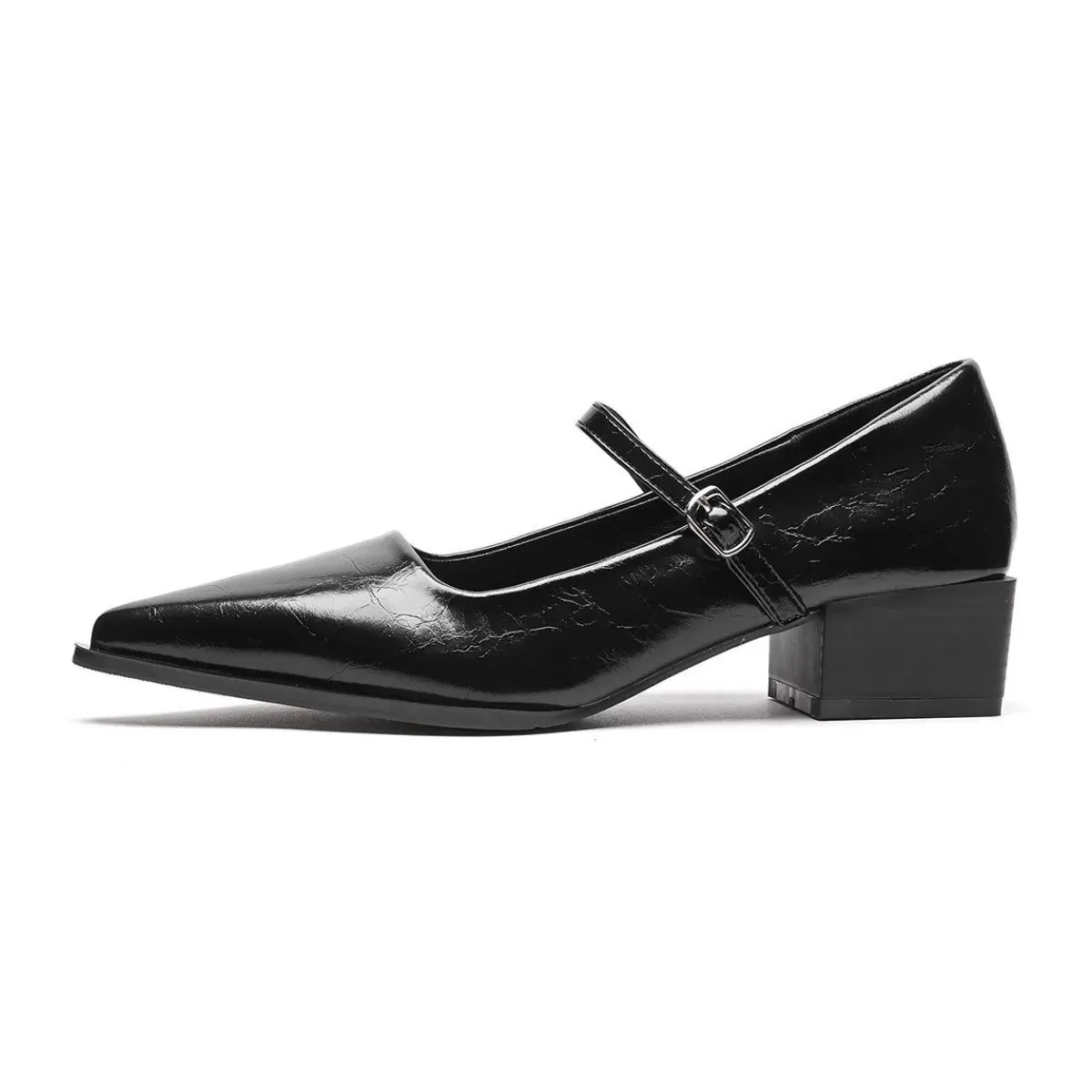 Point Toe Block Heels Pumps