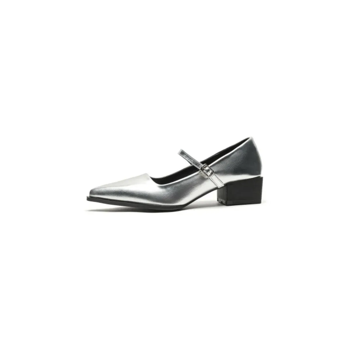 Point Toe Block Heels Pumps