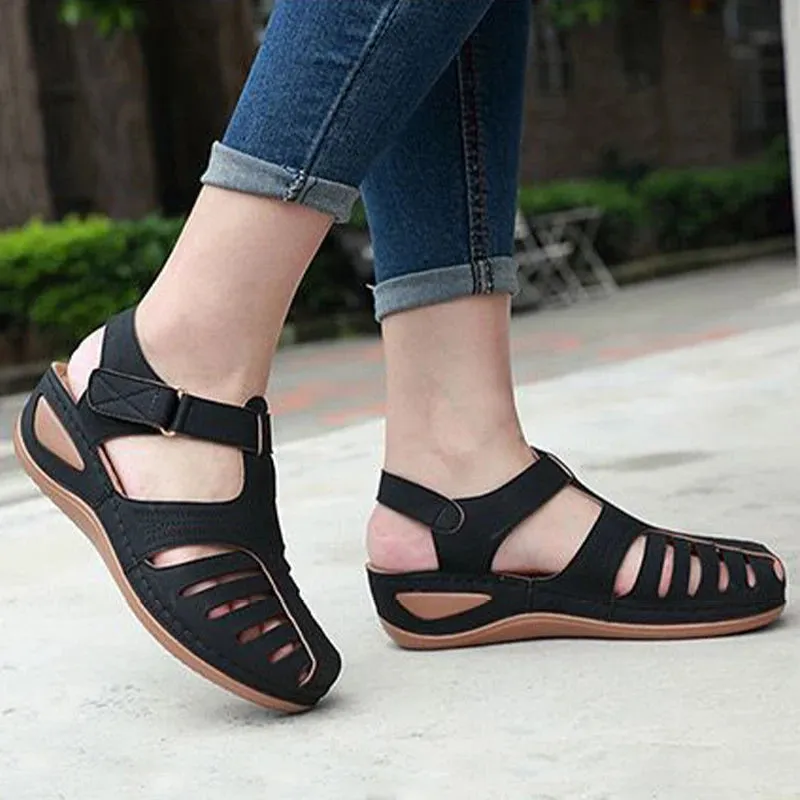 Premium Orthopedic Sandals - Bunion Corrector Flats, Casual Soft Sole Beach Wedge, Vulcanized Shoes, New Women's Collection