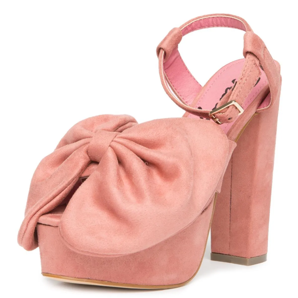 Privileged by J.C. Dossier Josie Pink Platform Heels Pink