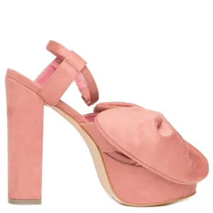 Privileged by J.C. Dossier Josie Pink Platform Heels Pink