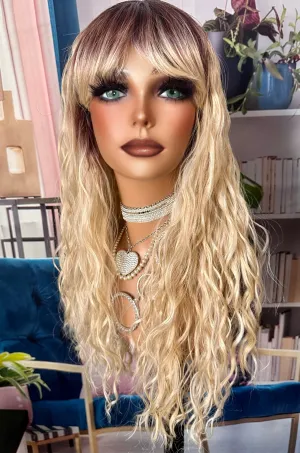 "Abigail Blonde"💕Bangs