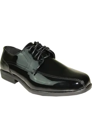 "Lawrence" Black Jean Yves Tuxedo Shoes