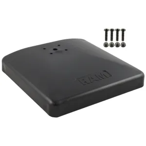 RAM® Weighted Composite Square Platform Base with AMPS Hole Pattern (RAP-251-1U)