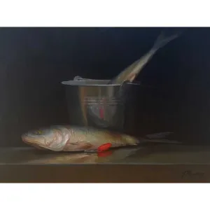 Red Lure -Oil Painting 12x16