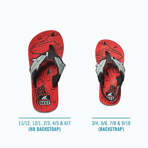 Reef Boys Infant Ahi Shark Sandals