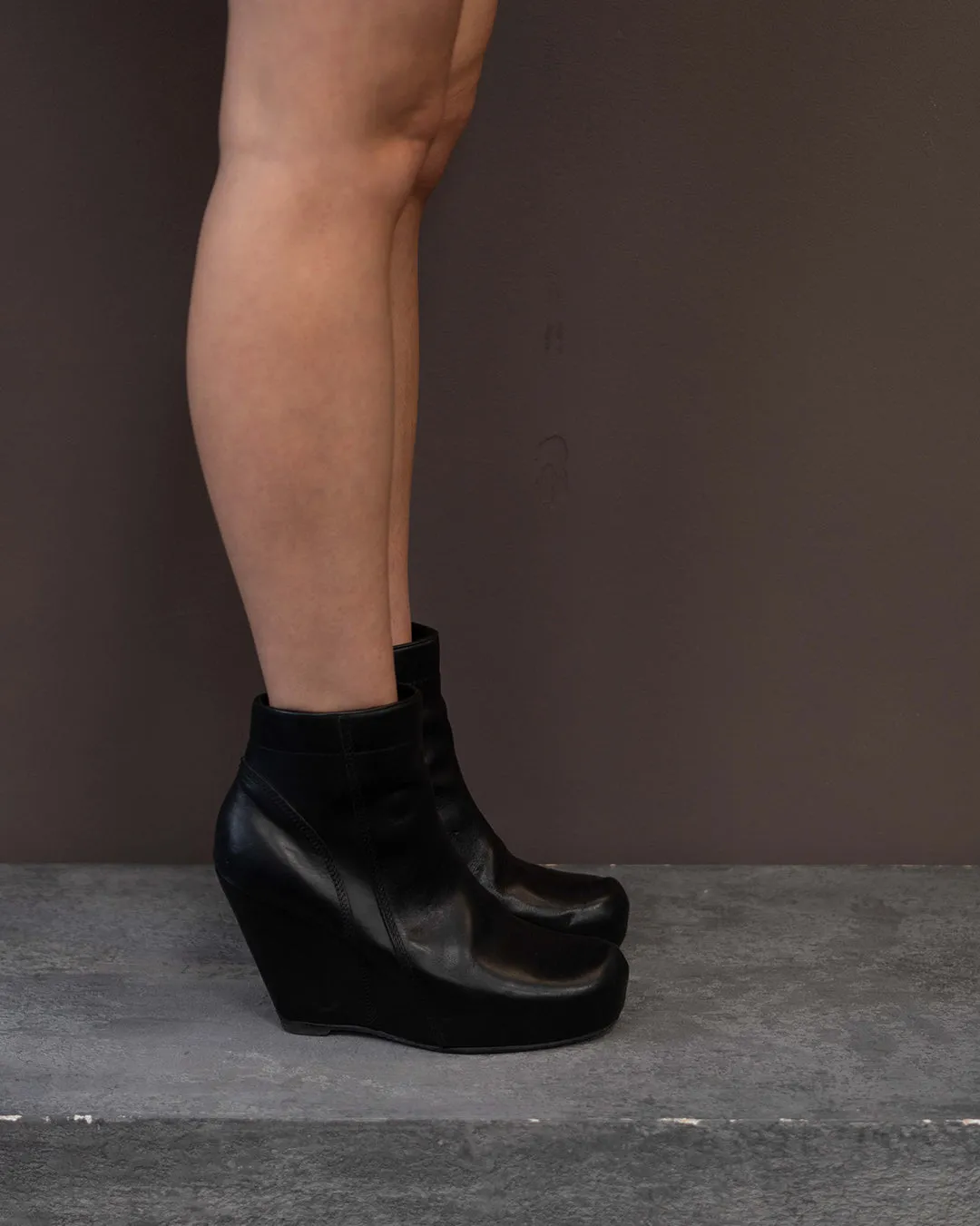RICK OWENS PLATFORM WEDGES (EU 40)