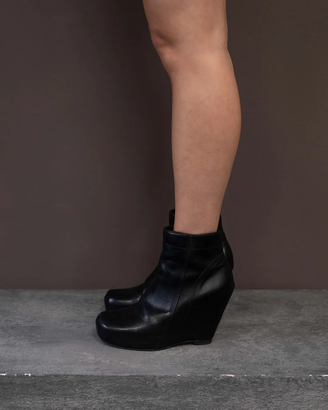 RICK OWENS PLATFORM WEDGES (EU 40)