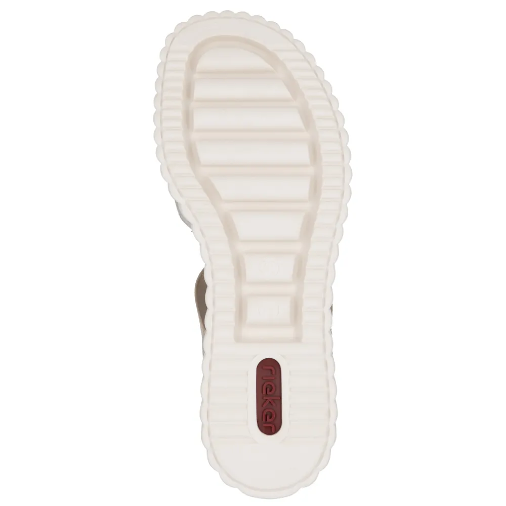 Rieker 69158-60 (Dundee) Muschel Perle Sandals