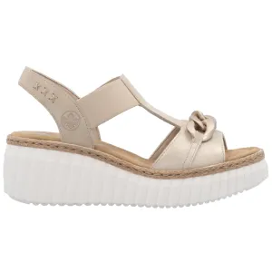 Rieker 69158-60 (Dundee) Muschel Perle Sandals