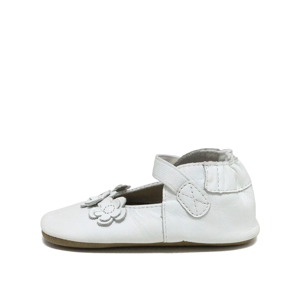 Robeez Brianna Soft Soles - White