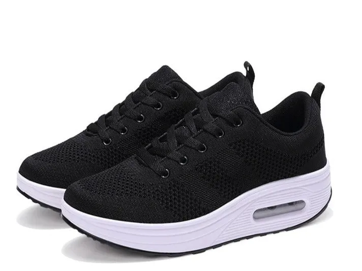 Rocker Sole Lace up Shoes