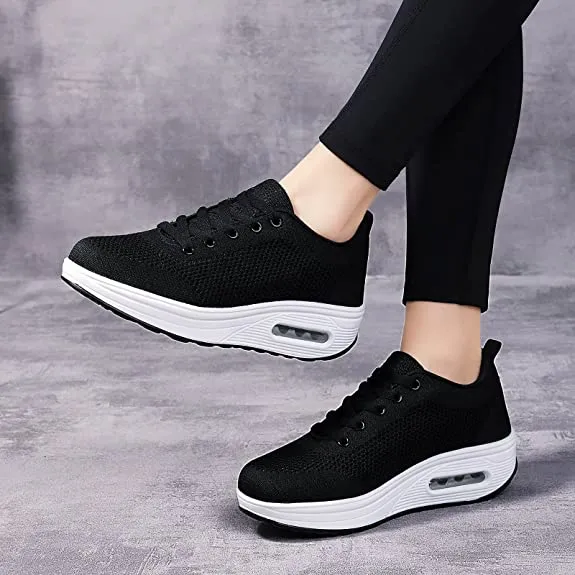 Rocker Sole Lace up Shoes