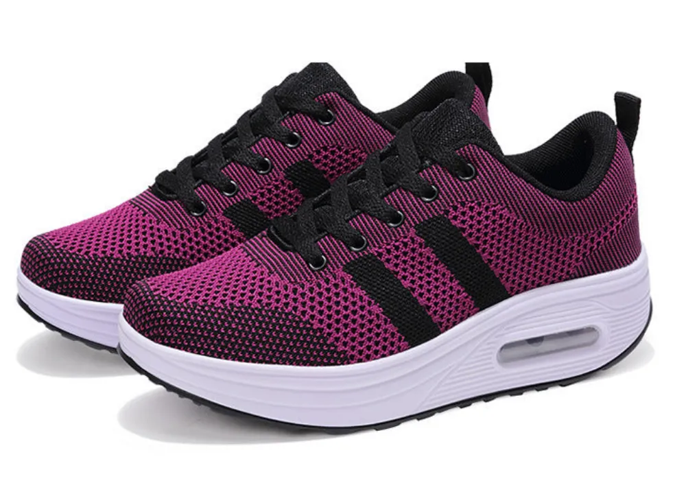 Rocker Sole Lace up Shoes