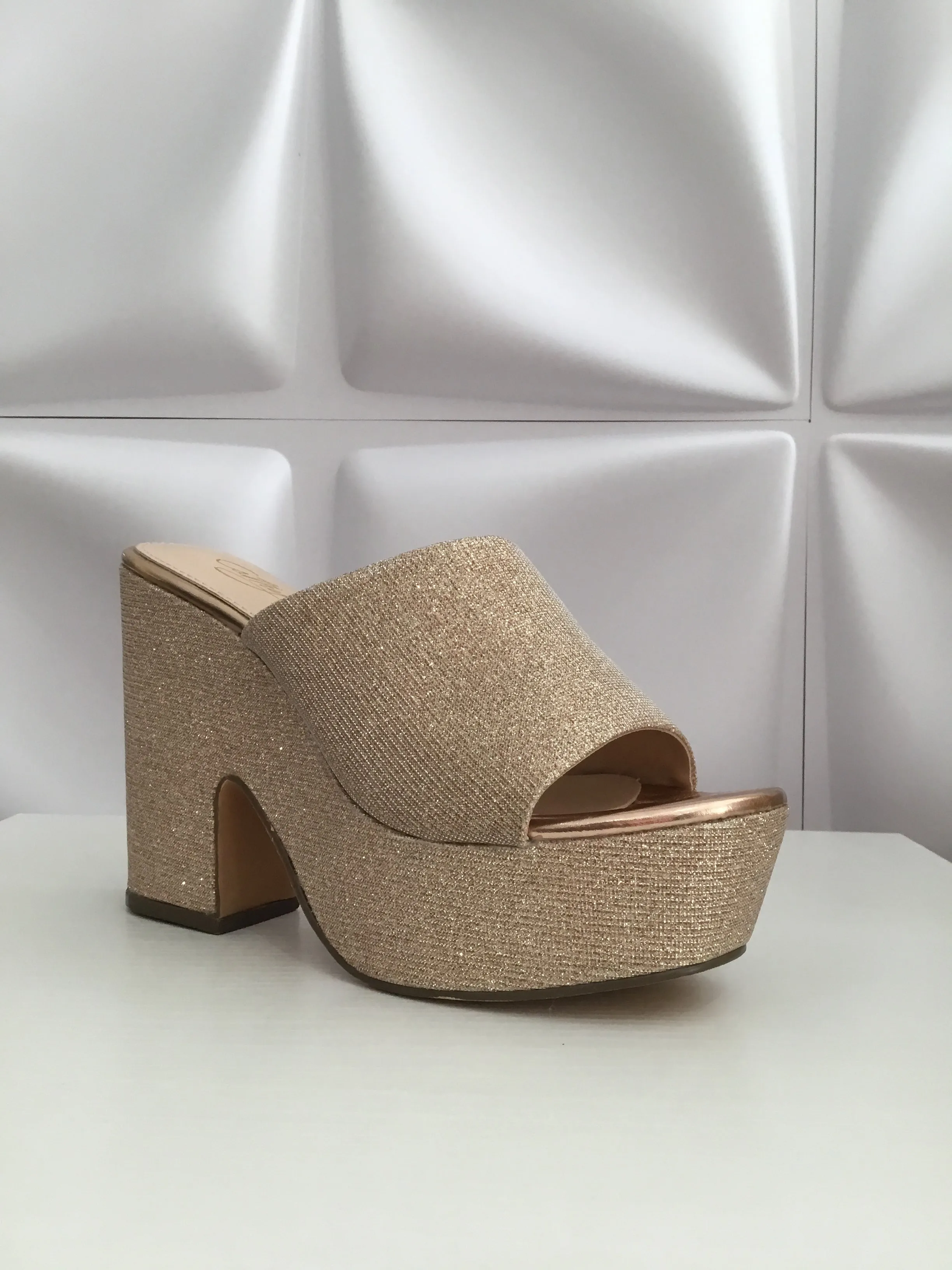 Rose Gold Arora Wedges