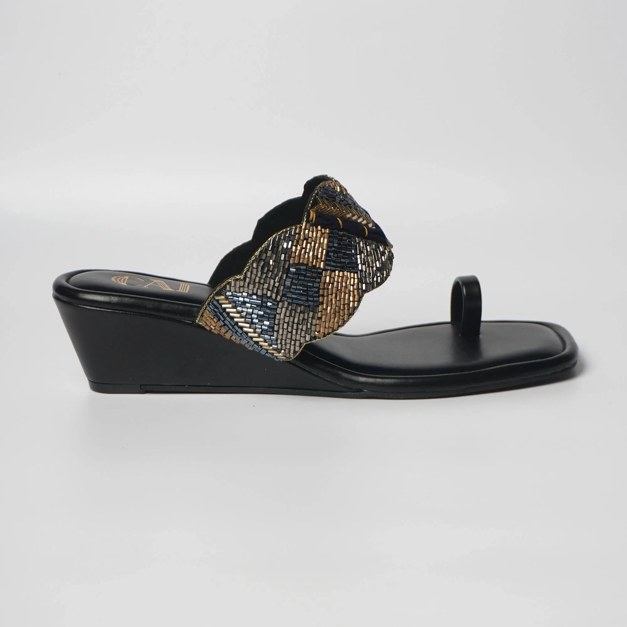 Royal Beaded Wedges