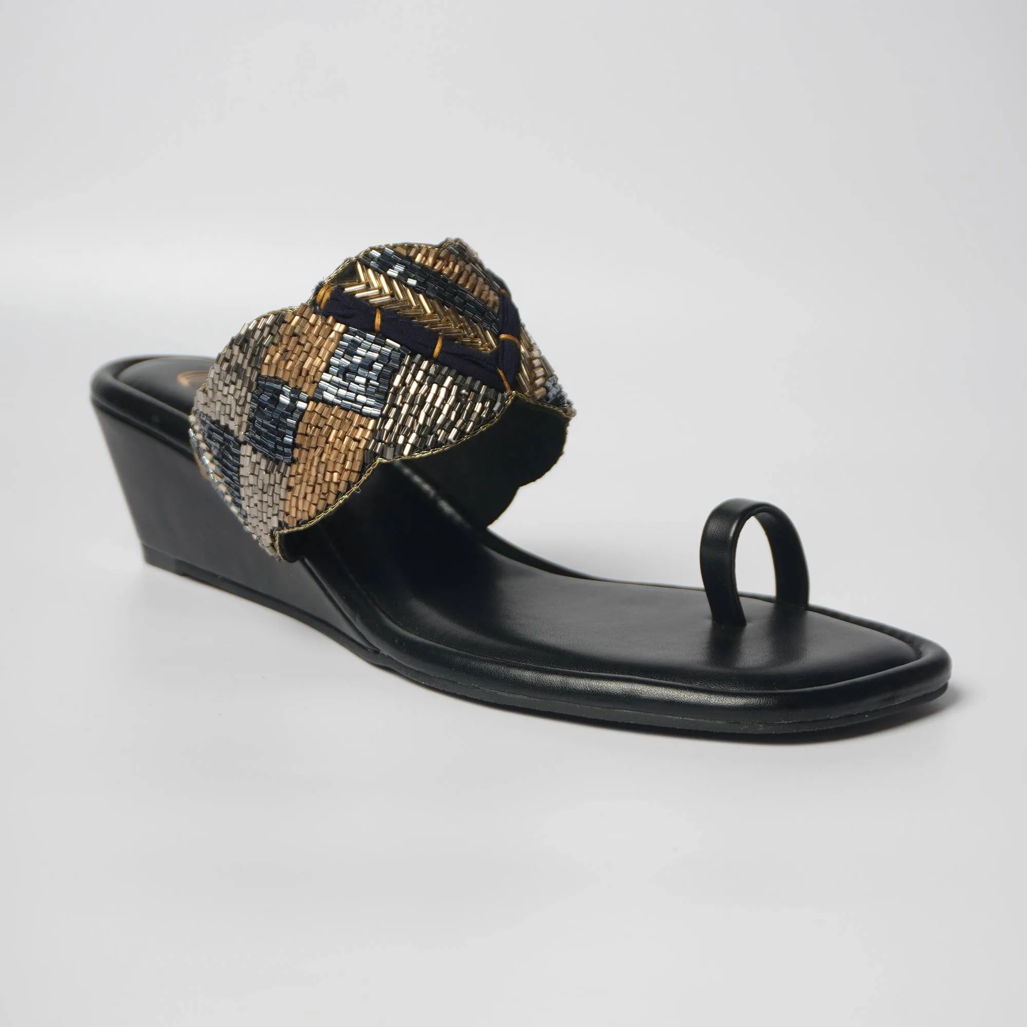 Royal Beaded Wedges