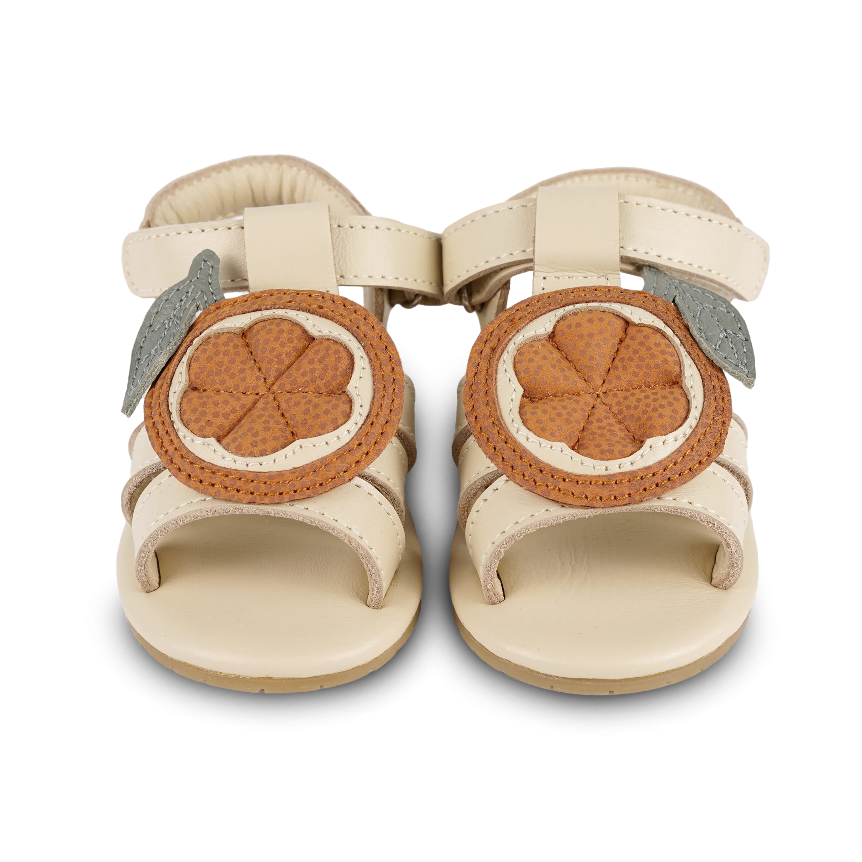 Sadie Sandals | Arancia | Cream Leather