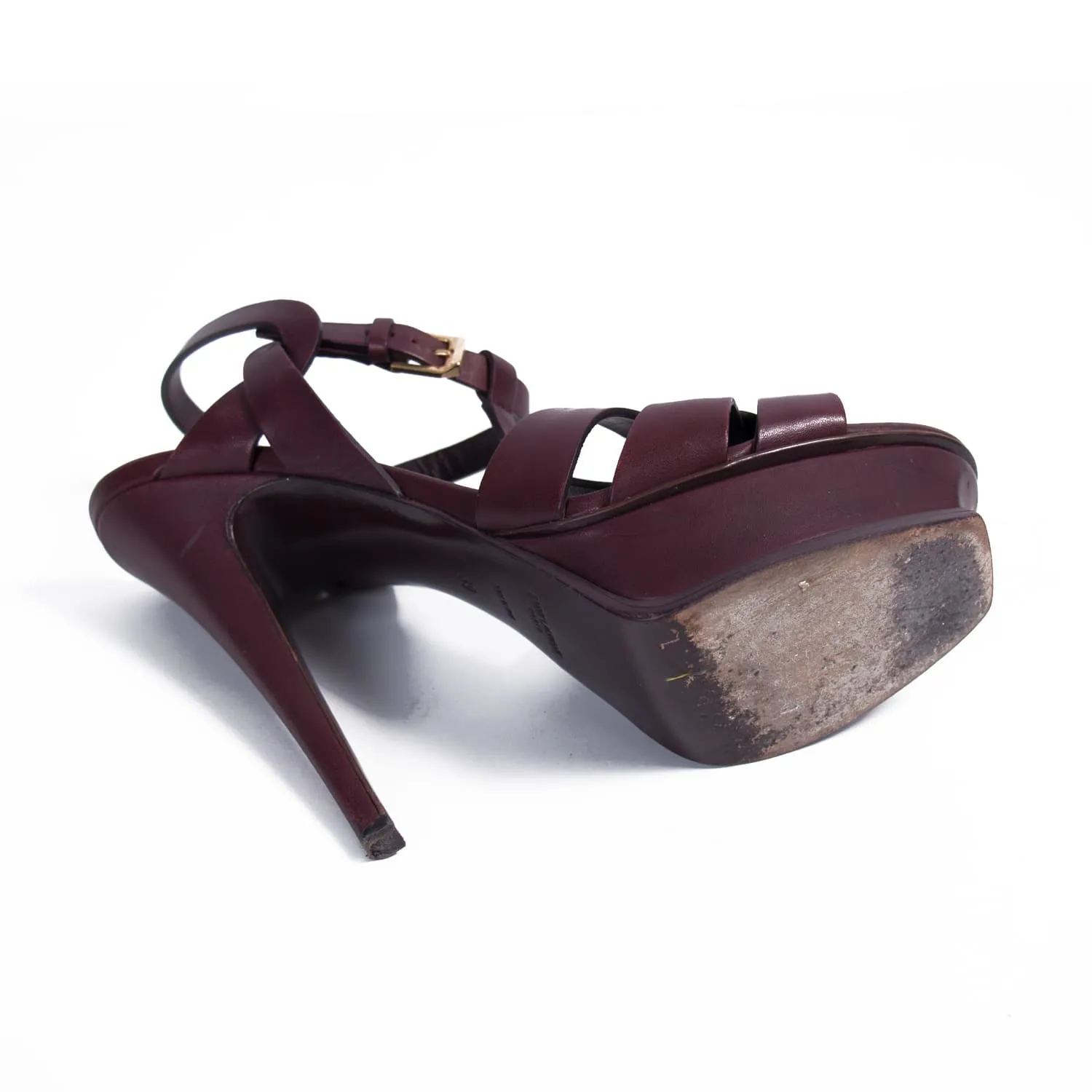 Saint Laurent Tribute Sandals Heels