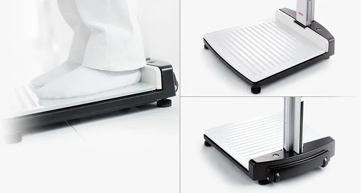 seca 285 - Digital measuring station for weight, height, BMI with wireless connectivity