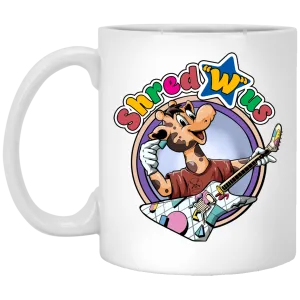 Shred W/ Us 11 oz. White Mug