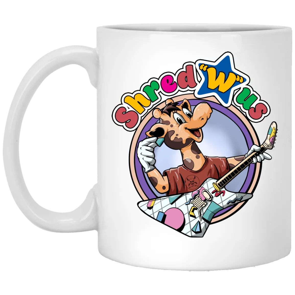 Shred W/ Us 11 oz. White Mug