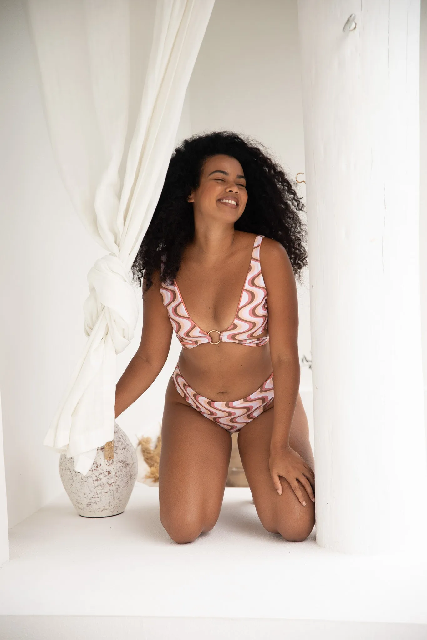Sicily High Waisted Bottom | Reversible | Desert & Clay