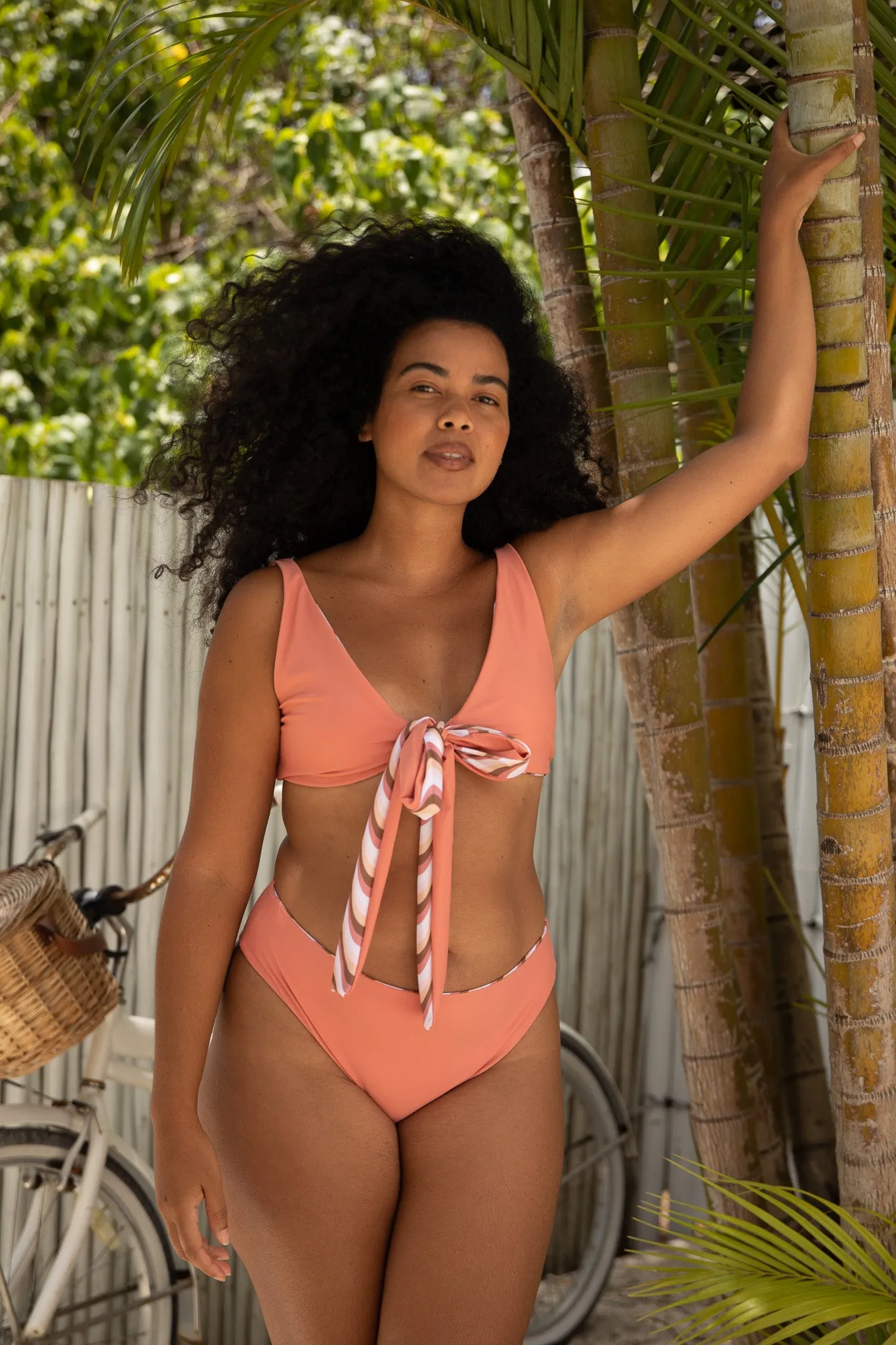 Sicily High Waisted Bottom | Reversible | Desert & Clay