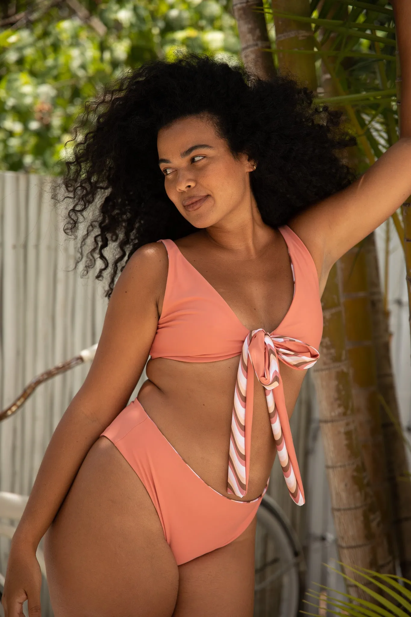 Sicily High Waisted Bottom | Reversible | Desert & Clay