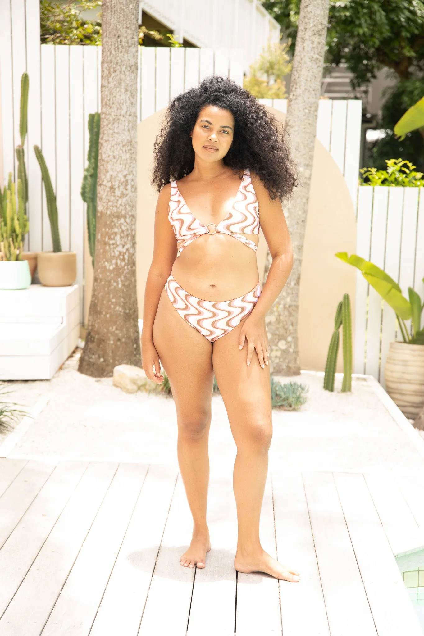 Sicily High Waisted Bottom | Reversible | Desert & Clay