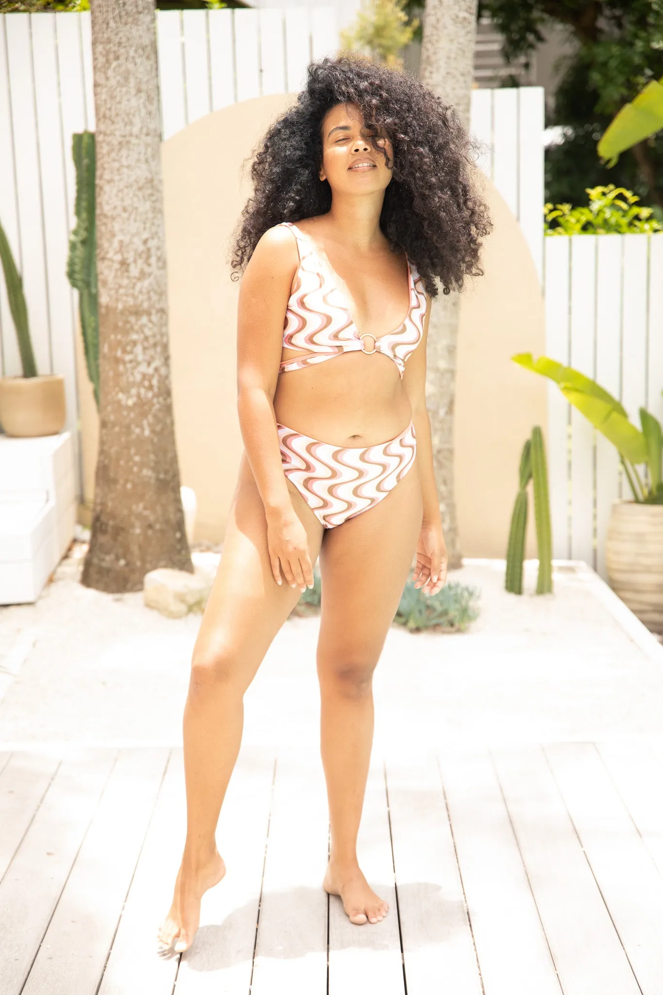Sicily High Waisted Bottom | Reversible | Desert & Clay