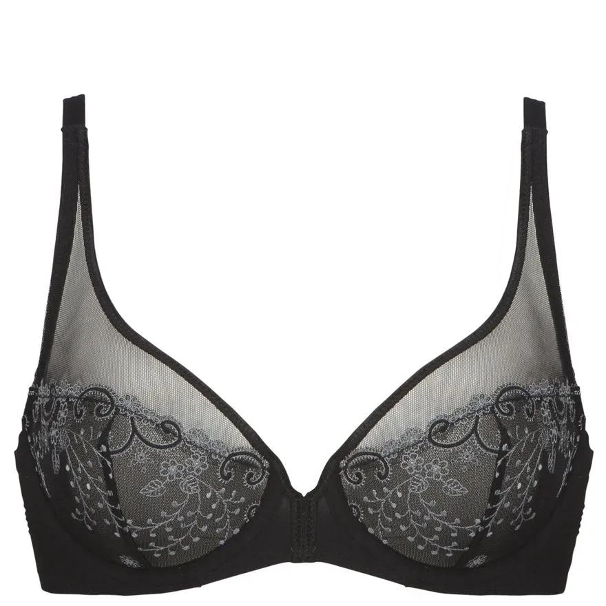 Simone Perele - Delice Sheer Plunge Bra Moonlight
