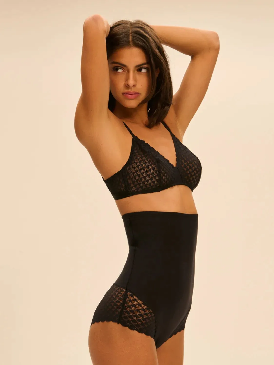 Simone Perele Subtile Wire Free Triangle Bra - Black
