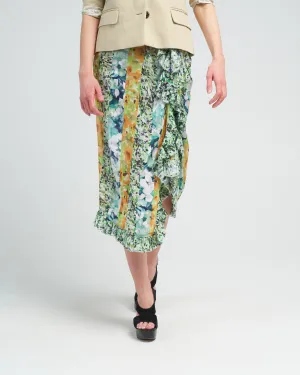sina patch skirt - yellow