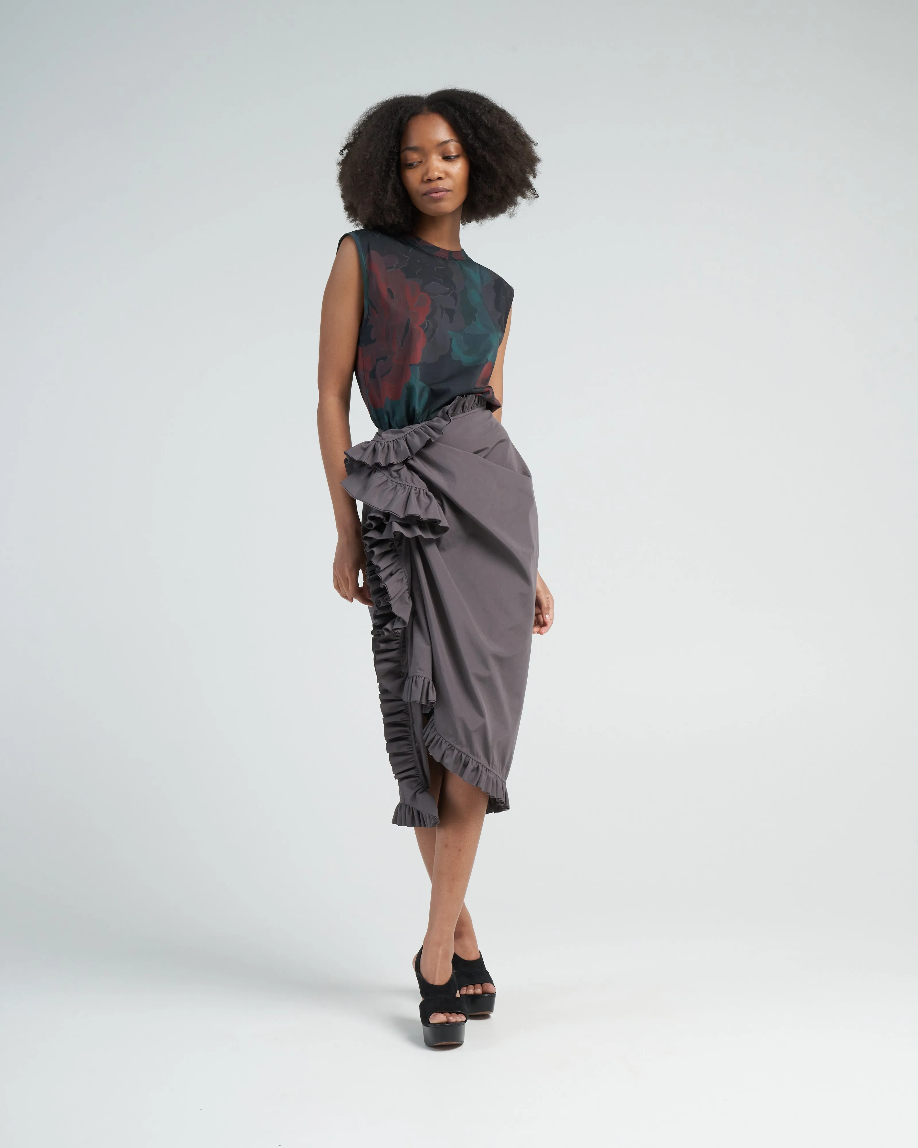 sina skirt - grey