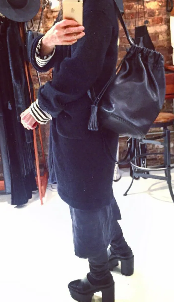 Small Braided Knapsack Backpack