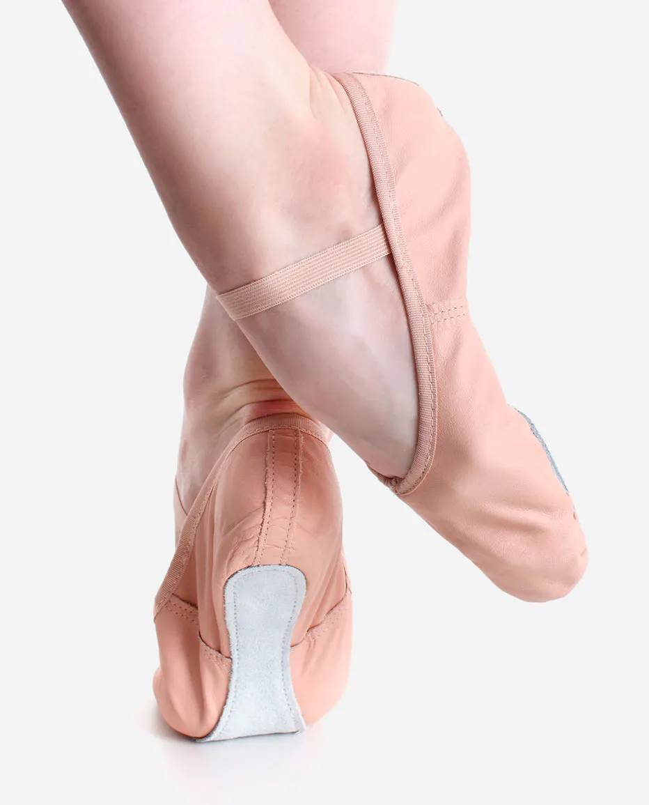 So Danca Pink Leather Ballet Shoe  BAE90