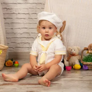 SONATA - Easter Sailor Short Set - Yellow