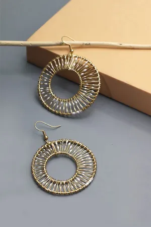 Splashed Hoop Earrings