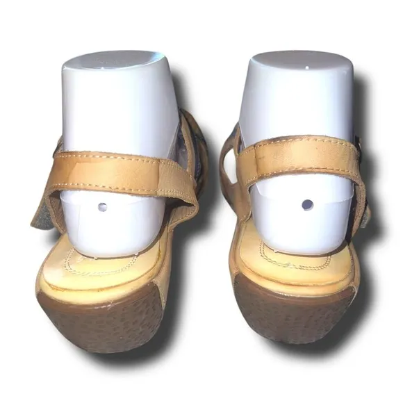 Spring Step L'Artiste Parkway Mary Jane Flat Tan EU 41 US 10/10.5 Wearable Art