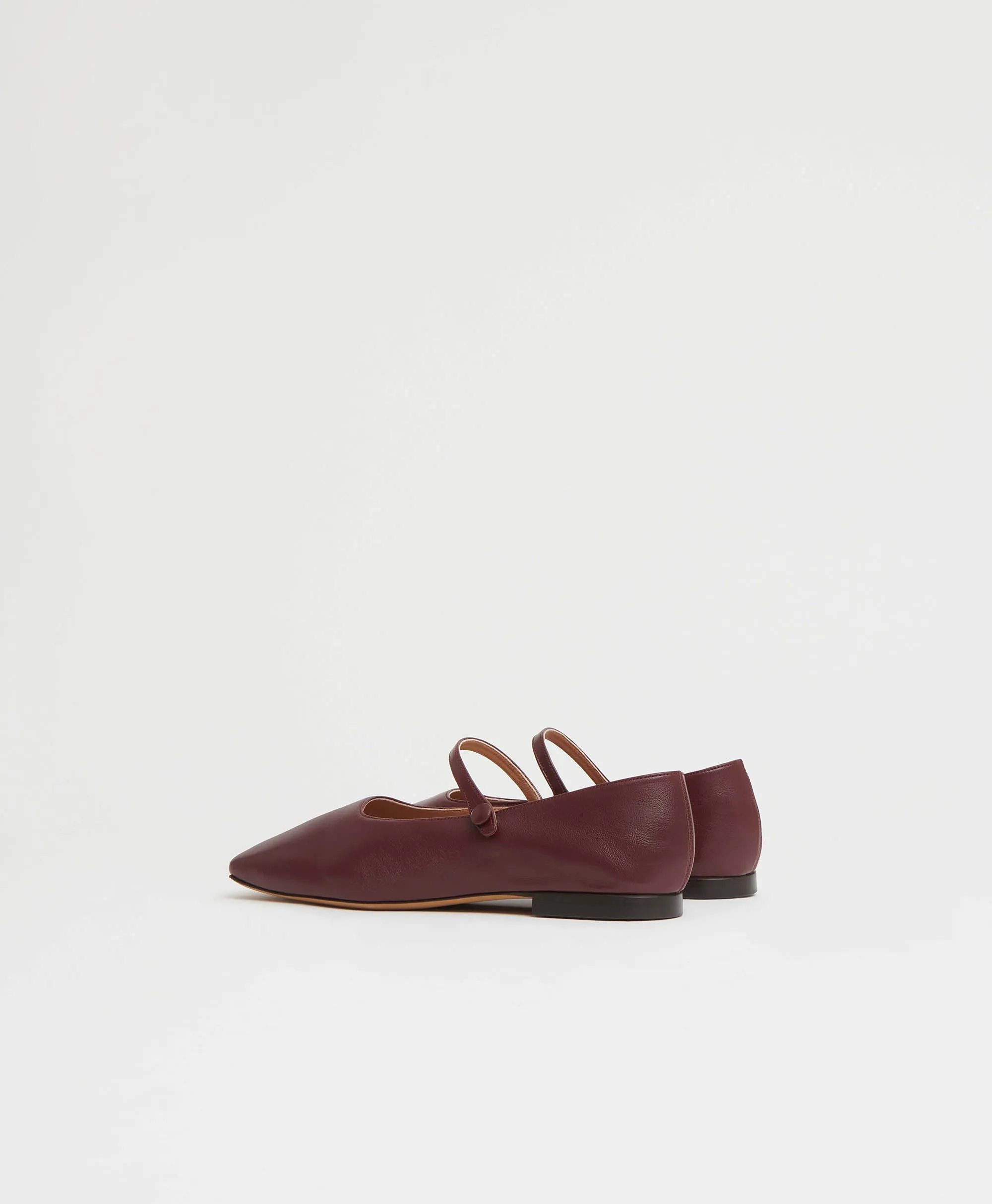 Square Toe Mary Jane - Pomegranate