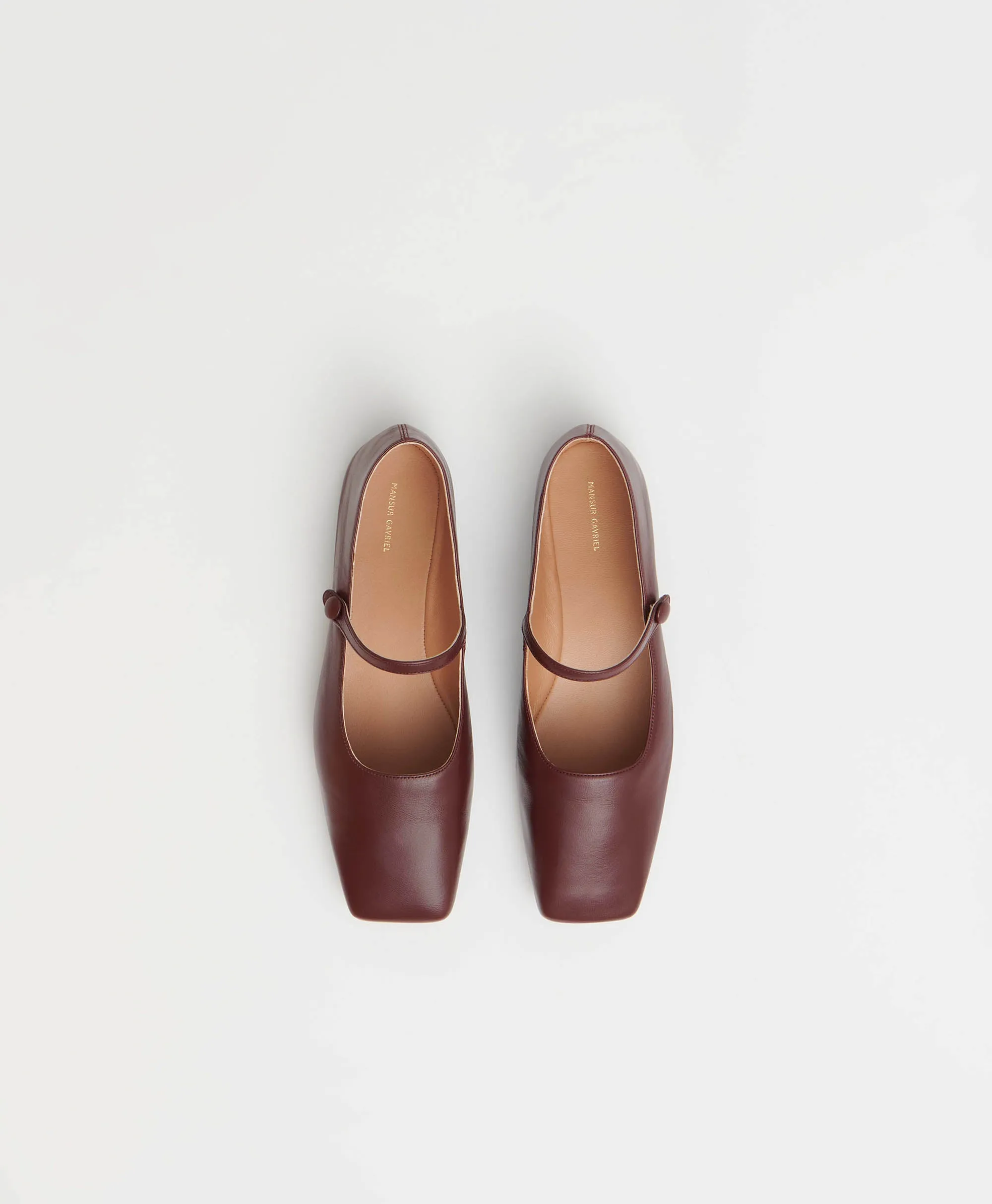 Square Toe Mary Jane - Pomegranate