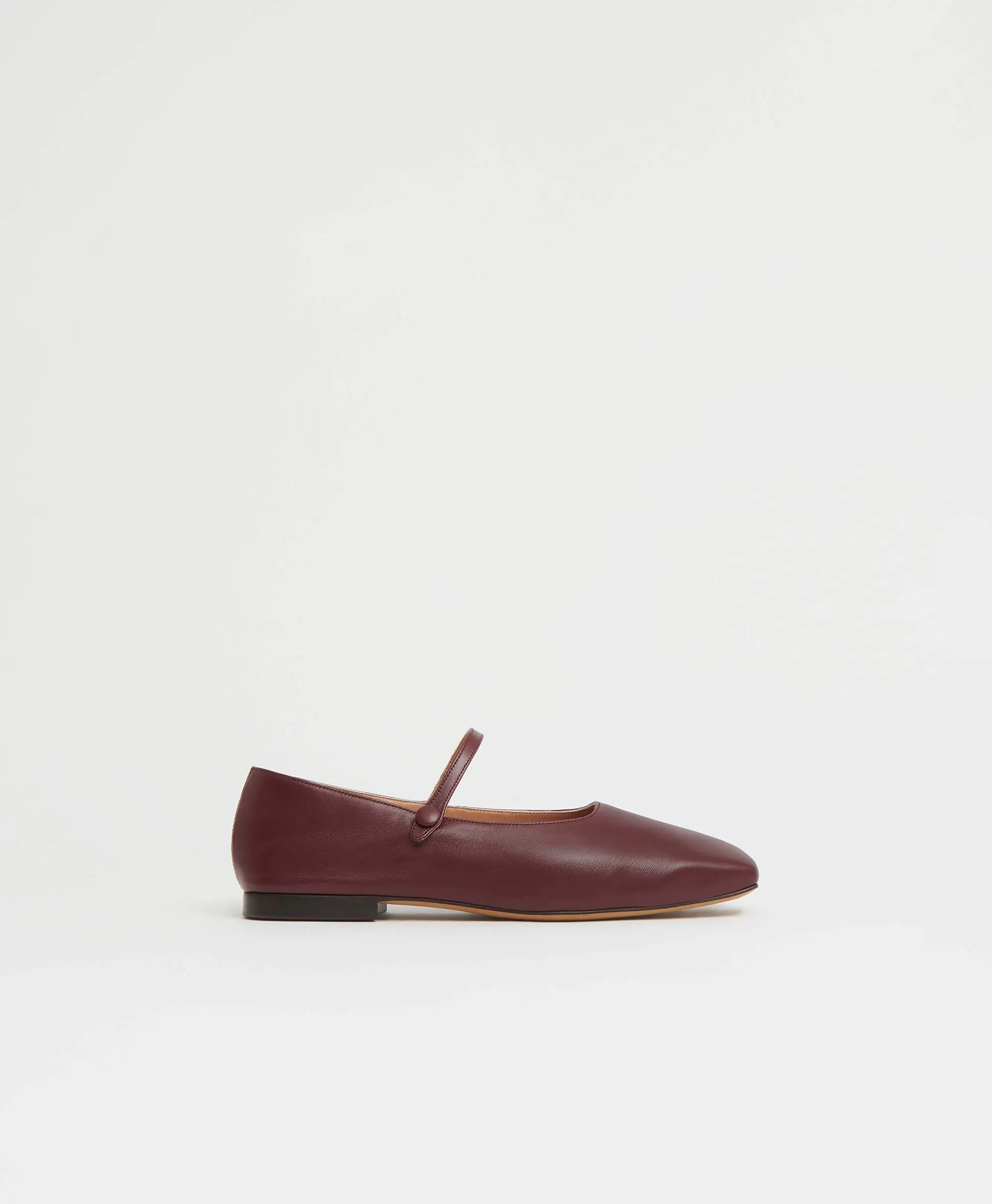 Square Toe Mary Jane - Pomegranate