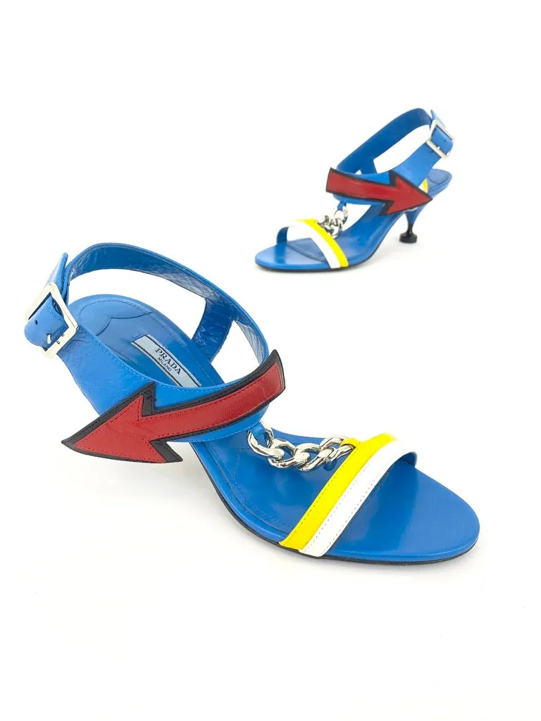 S/S 2016 Prada Pop Art Chain Sandals