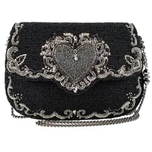 Steal My Heart Crossbody Handbag - Black