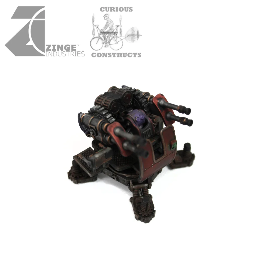 Steampunk Static "Mandrill" Gun Platform (Only) Battery (3 Platforms)