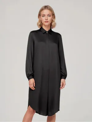 Stella Satin TENCEL™ Shirt Dress | Multiple Colours