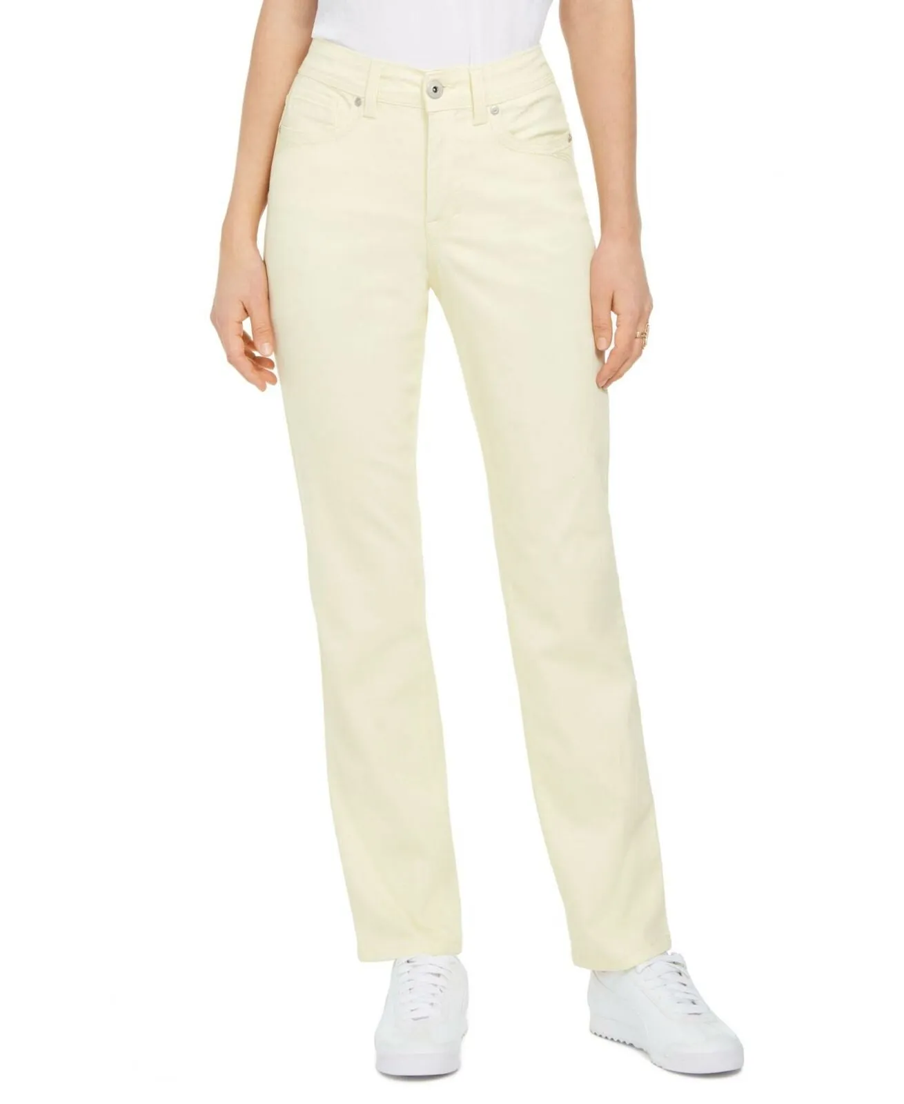 Style & Co. Tummy-Control Straight-Leg Fashion Jeans 54719FR819 French Better 16
