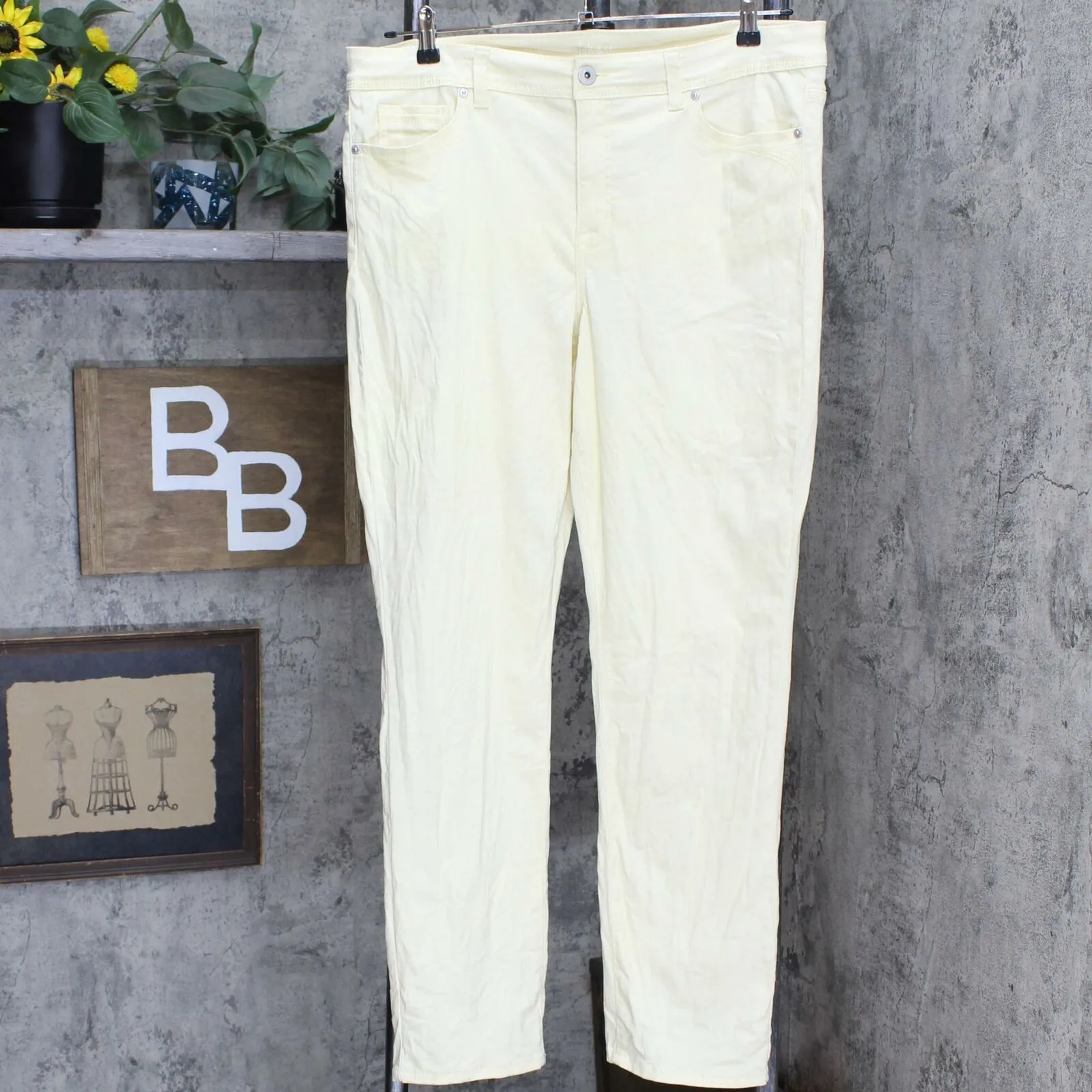 Style & Co. Tummy-Control Straight-Leg Fashion Jeans 54719FR819 French Better 16