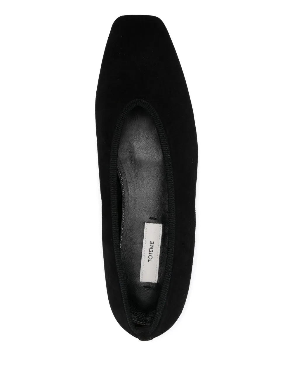 Suede leather ballets